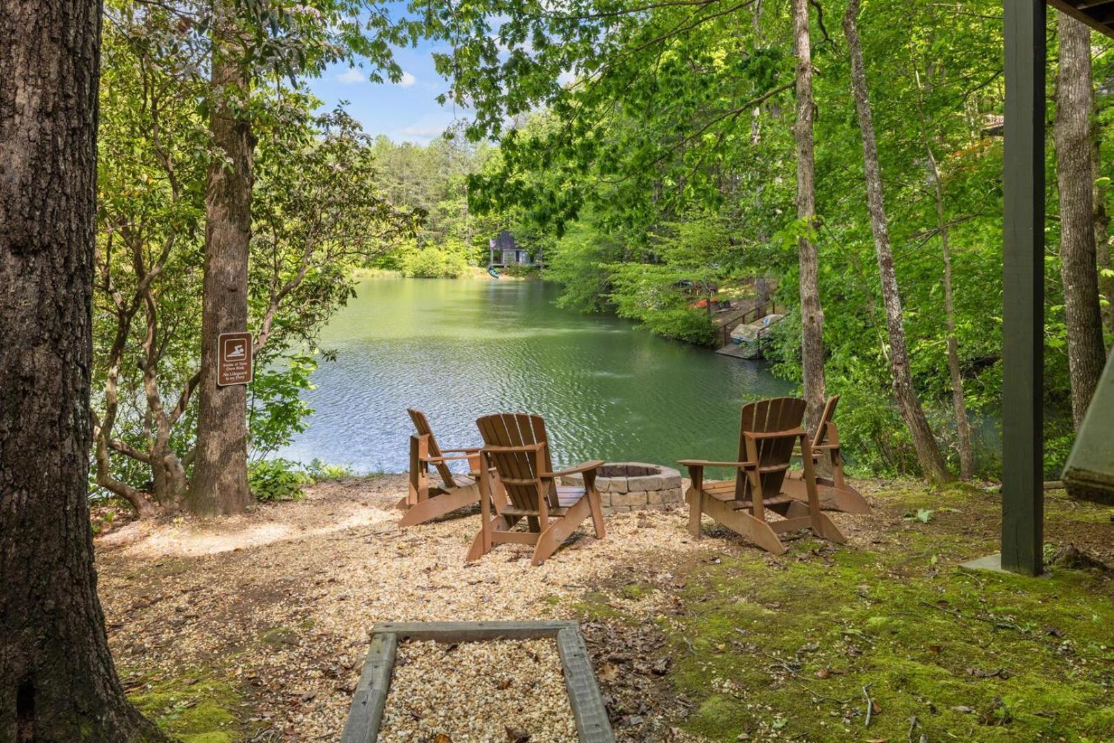 Cherry Lake Hideaway Blue Ridge Eksteriør billede